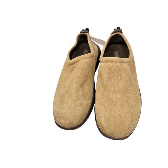 NEW Bearpaw 8 Jack Brown Suede Leather Slip On Sneaker Gorpcore Casual Comfort